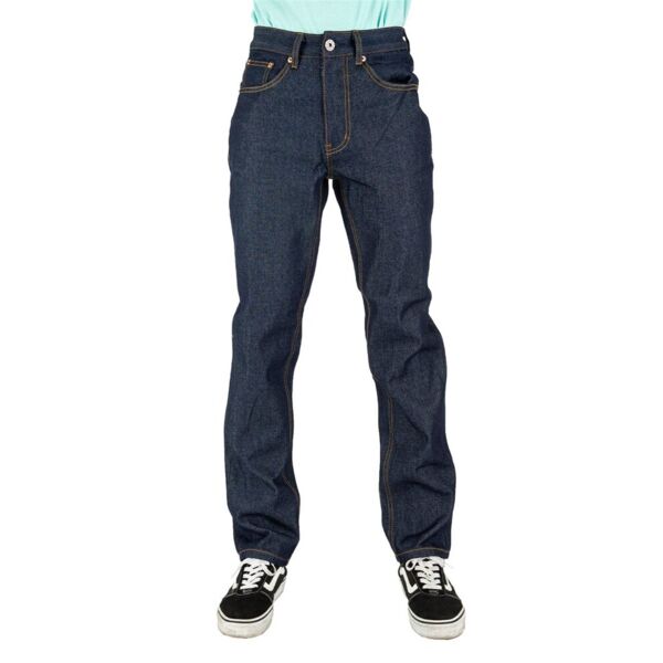 Unisex Raw Denim Straight-Leg Jean Pants Thumbnail