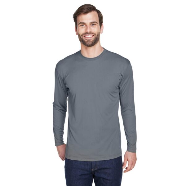 Men's Cool & Dry Sport Long Sleeve Performance Interlock T-Shirt Thumbnail