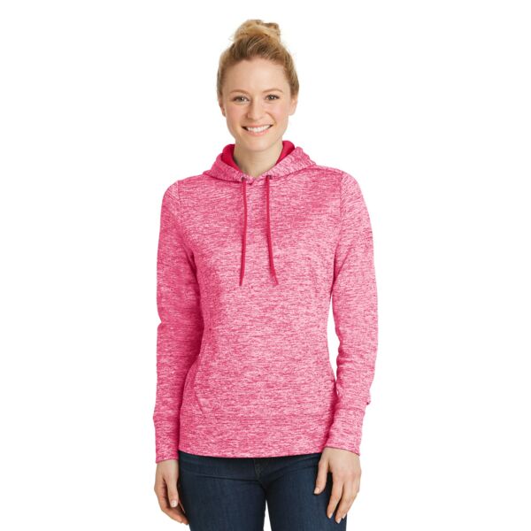 Women's PosiCharge ® Electric Heather Fleece Hooded Pullover Thumbnail