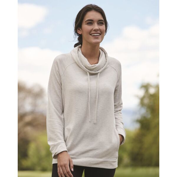 Women’s HeatLast™ Fleece Faux Cashmere Funnel Neck Sweatshirt Thumbnail