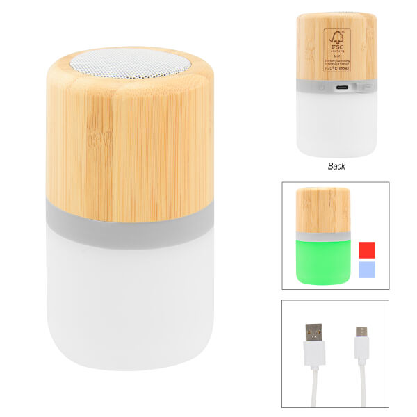 Example - Bamboo Wireless Light Up Speaker 2.0 Thumbnail